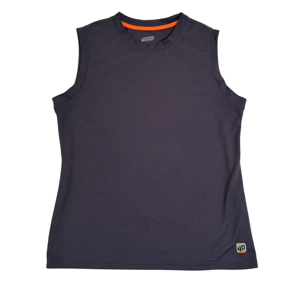40 Grit Duluth Mens Purple Performance Sleeveless Tee Shirt Medium